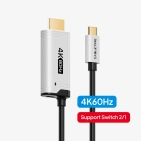 Cabletime CC17L 2 м - Type-C HDMI 4K 60Hz PD100W