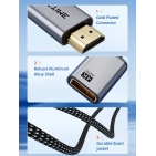 Перехідник Cabletime CP51B HDMI – DisplayPort 4K 60Hz