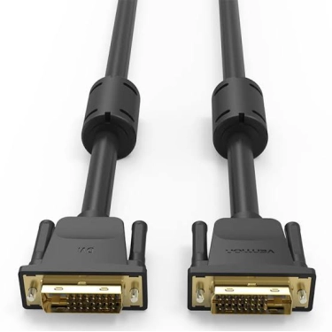 Vention EAEBK DVI-D 8 м Black - кабель 2K 60 Гц