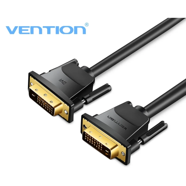 Vention EAEBK DVI-D 8 м Black - кабель 2K 60 Гц