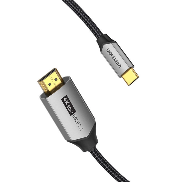 Кабель Vention CRBBG Type-C - HDMI 4K 60Hz, 1,5 м