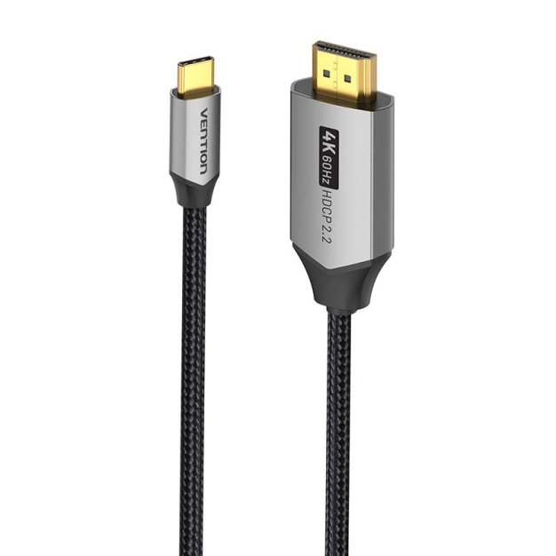 Кабель Vention CRBBG Type-C - HDMI 4K 60Hz, 1,5 м