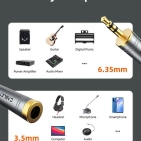 Cabletime CPA4G - перехідник 3,5 мм на 6,35 мм