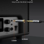Cabletime CPA4G - перехідник 3,5 мм на 6,35 мм