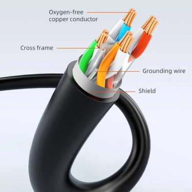 Патч-корд Cabletime CN61H CAT6 FTP 1 м Black