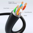 Патч-корд Cabletime CN61N CAT6 FTP 3 м Black | Plastinka
