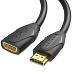 Перехідник Vention VAA-B06-B050 HDMI MF 0.5 м Black