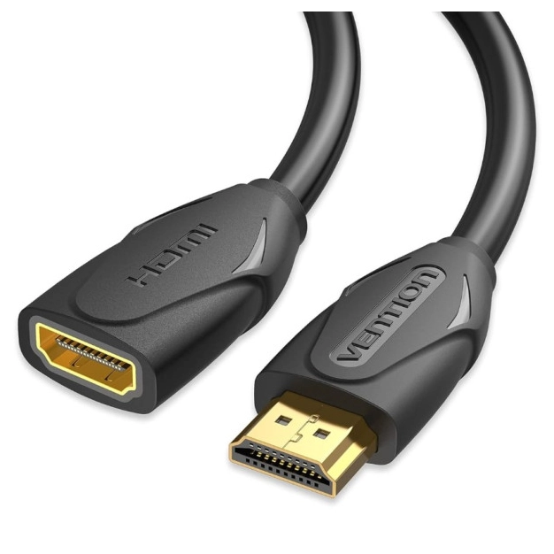 Перехідник Vention VAA-B06-B050 HDMI MF 0.5 м Black