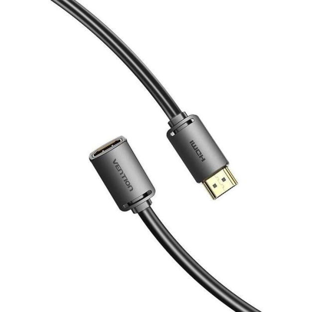 Кабель Vention AHCBH HDMI M-F 2 м v2.0 Black - 4K 60 Гц