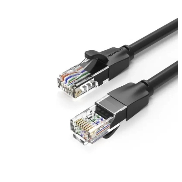 Патч-корд Vention IBEBD Cat6 UTP 0,5 м Black