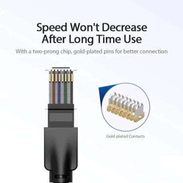 Патч-корд Vention IBEBD Cat6 UTP 0,5 м Black