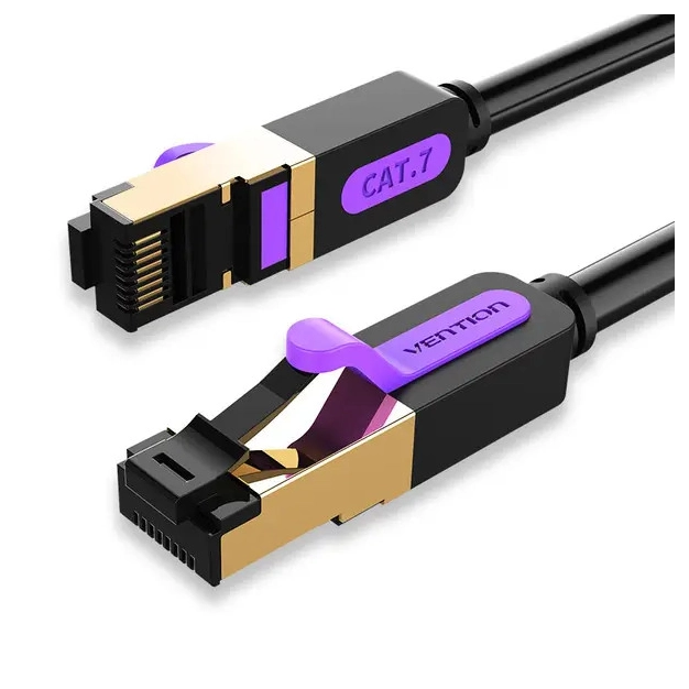 Патч-корд Vention ICDBD CAT7 SFTP 0,5 м Black - Plastinka
