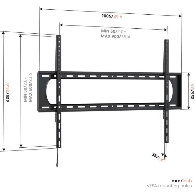 Vogel's UP 9003 - кронштейн для ТБ до 120", 120 кг
