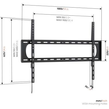 Vogel's UP 9003 - кронштейн для ТБ до 120", 120 кг