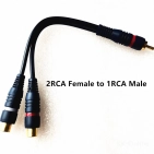 RCA розгалужувач 1 Male – 2 Female 0,2 м темно-синій
