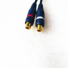 RCA розгалужувач 1 Male – 2 Female 0,2 м темно-синій