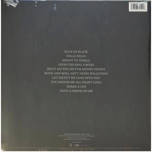 Вінілова платівка AC/DC – Back In Black 50th Anniversary Gold Vinyl LP
