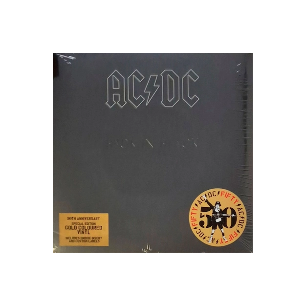 Вінілова платівка AC/DC – Back In Black 50th Anniversary Gold Vinyl LP