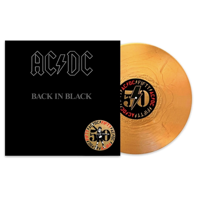 Вінілова платівка AC/DC – Back In Black 50th Anniversary Gold Vinyl LP