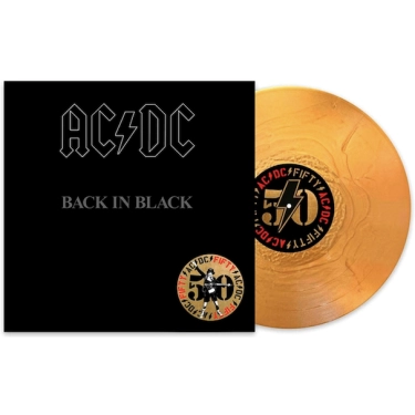 Вінілова платівка AC/DC – Back In Black 50th Anniversary Gold Vinyl LP