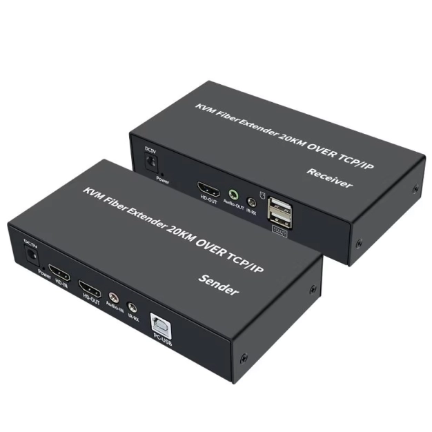 AirBase K-0035M1 HDMI KVM по оптоволокну до 20 км.