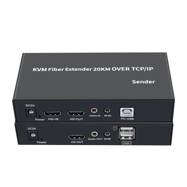 AirBase K-0035M1 HDMI KVM по оптоволокну до 20 км.