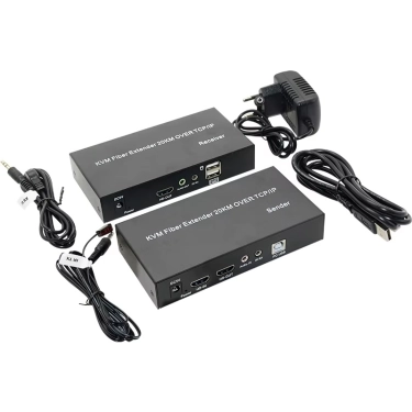 AirBase K-0035M1 HDMI KVM по оптоволокну до 20 км.