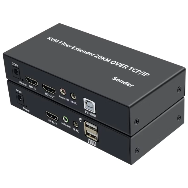 AirBase K-0035M1 HDMI KVM по оптоволокну до 20 км.
