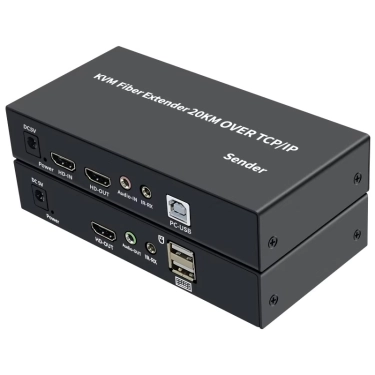AirBase K-0035M1 HDMI KVM по оптоволокну до 20 км.