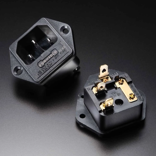 Furutech FI-03(G) IEC C14 - мережевий роз'єм 24K Gold
