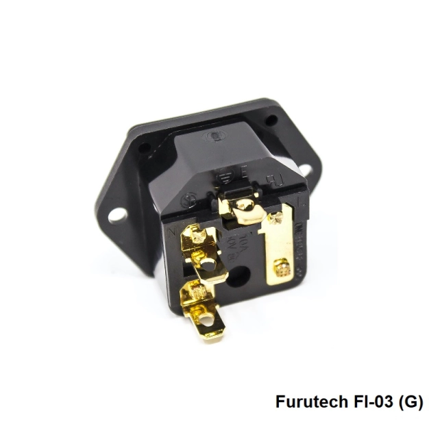 Furutech FI-03(G) IEC C14 - мережевий роз'єм 24K Gold