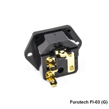 Furutech FI-03(G) IEC C14 - мережевий роз'єм 24K Gold