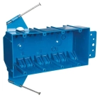 Carlon B455A-UPC 4-Gang - монтажна коробка, синя