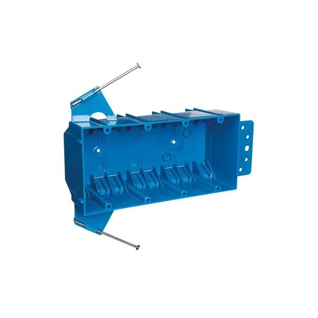 Carlon B455A-UPC 4-Gang - монтажна коробка, синя