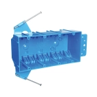 Carlon B455A-UPC 4-Gang - монтажна коробка, синя
