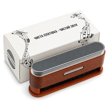 Щітка Myllo Vinyllo Record Brush 2в1 карбонова + оксамитова