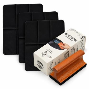 Щітка Myllo Vinyllo оксамитова + 3 серветки з мікрофібри
