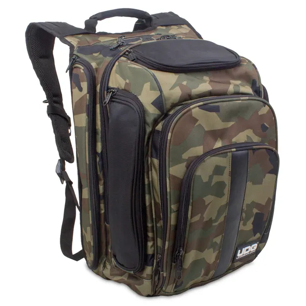 UDG Ultimate DIGI Backpack Black Camo/Orange Inside — вигляд спереду