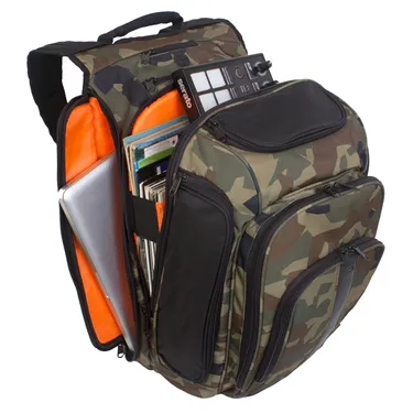 UDG Ultimate DIGI Backpack Black Camo/Orange Inside — відділення та завантаження
