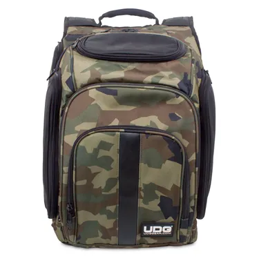 UDG Ultimate DIGI Backpack Black Camo/Orange Inside — фронтальний вигляд