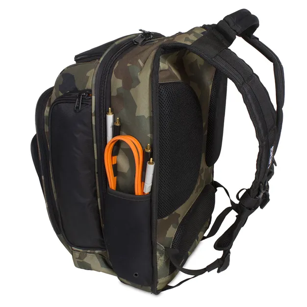UDG Ultimate DIGI Backpack Black Camo/Orange Inside — вигляд ззаду збоку