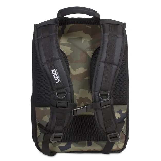 UDG Ultimate DIGI Backpack Black Camo/Orange Inside — спинка та ремені