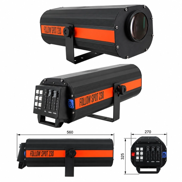 Слідкуючий прожектор STLS FOLLOW SPOT 7R 230W Osram