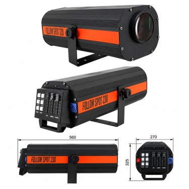 Слідкуючий прожектор STLS FOLLOW SPOT 7R 230W Osram