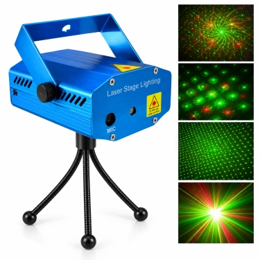 Міні-лазер STLS Laser Mini 12 червоно-зелений - 12 малюнків