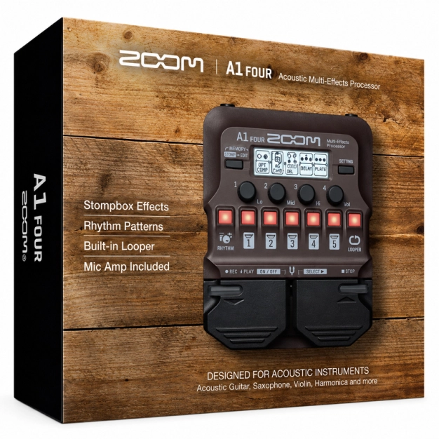 Zoom A1 FOUR – процесор ефектів для акустичних інструментів