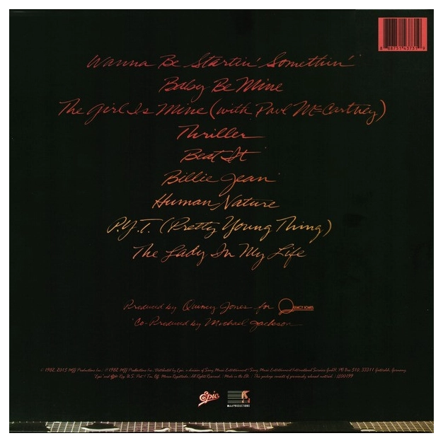 Michael Jackson — Thriller (1LP) | Epic / Sony Music