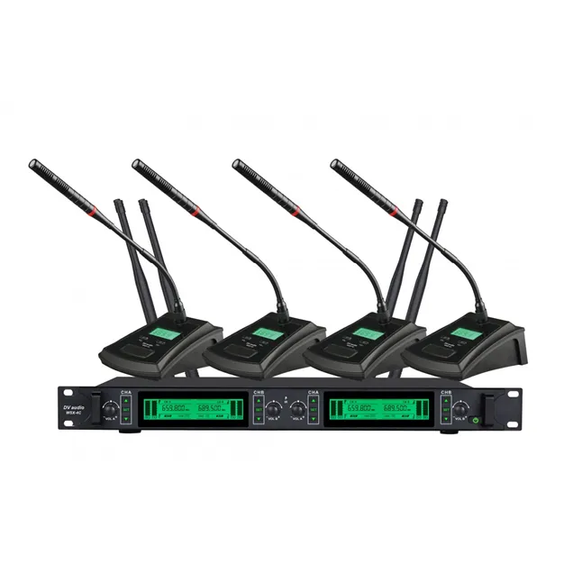 Радіосистема DV audio WSX-4C, 4 конференц-мікрофони