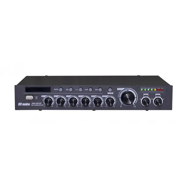 Трансляційний мікшер-підсилювач DV audio DMA-120.2P, 120 Вт
