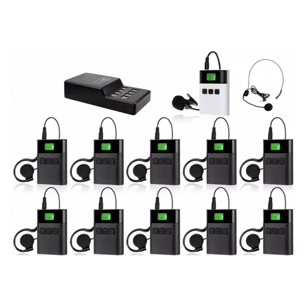Система тур-гід DV audio TGD-KIT1T10R, 10 приймачів